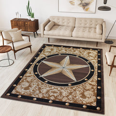 X-3 Area Rug TS-H5284 Brown