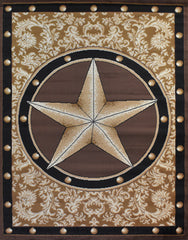 X-3 Area Rug TS-H5284 Brown