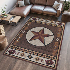 X-3 Area Rug TS-VR1304 Brown Beige