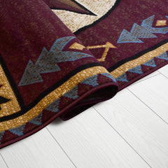 X-3 Area Rug TS-VR1304 Rose Brown