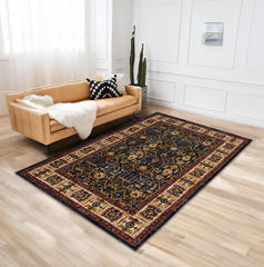 Tashkent 6081A Area Rug Navy/Navy