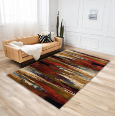Tashkent 6448A Area Rug Red/Terra