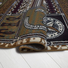 X-3 Area Rug WRGLR-H5296 Beige Brown