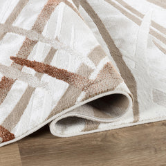 Troy Area Rug NP526 BEIGE ROSE