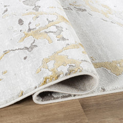 Troy Area Rug 28240 GREY GOLD