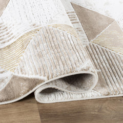 Troy Area Rug T0062 BEIGE GOLD