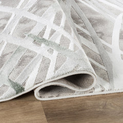 Troy Area Rug NP526 GREY GREEN