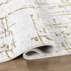 Troy Area Rug NO256 BEIGE GOLD