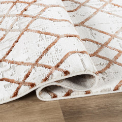 Troy Area Rug 35117 BEIGE ROSE
