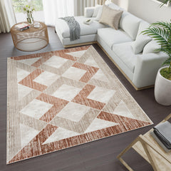 Troy Area Rug 61281 BEIGE ROSE