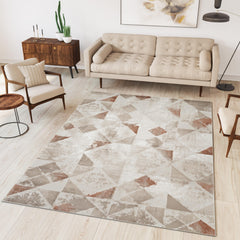 Troy Area Rug 30371 BEIGE ROSE