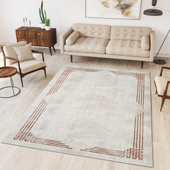 Troy Area Rug 34783 BEIGE ROSE
