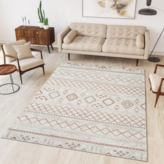 Troy Area Rug 37557 BEIGE ROSE