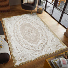 Troy Area Rug 17456 BEIGE GOLD