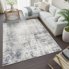 Troy Area Rug NO913 GREY BLUE