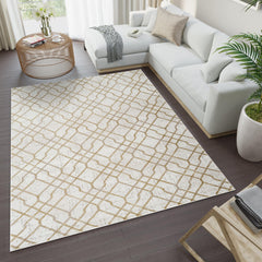 Troy Area Rug 35117 BEIGE GOLD