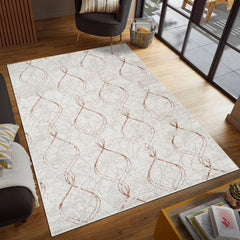 Troy Area Rug 32404 BEIGE ROSE