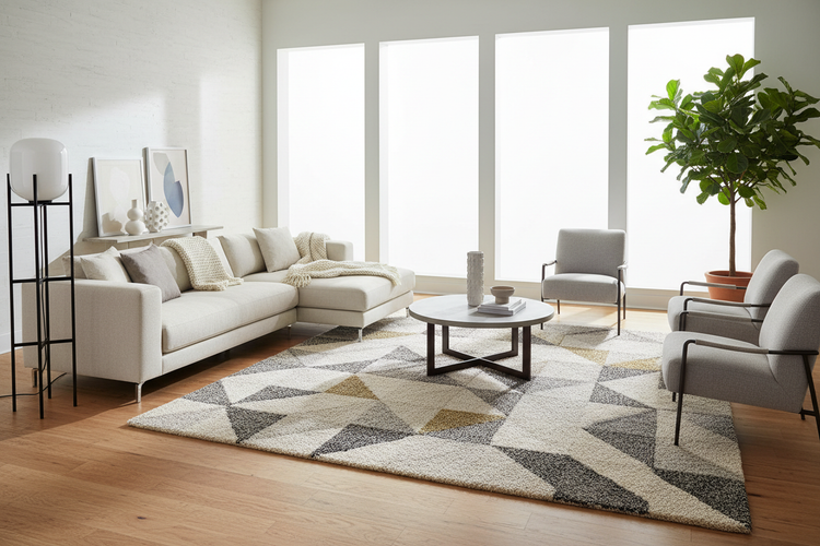 Rug in Modern Room Setting